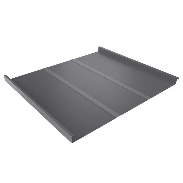 Фальцевая кровля Фальц двойной стоячий Line Grand Line 0,5 Satin RAL 7004 Сигнальный Серый - фото №1