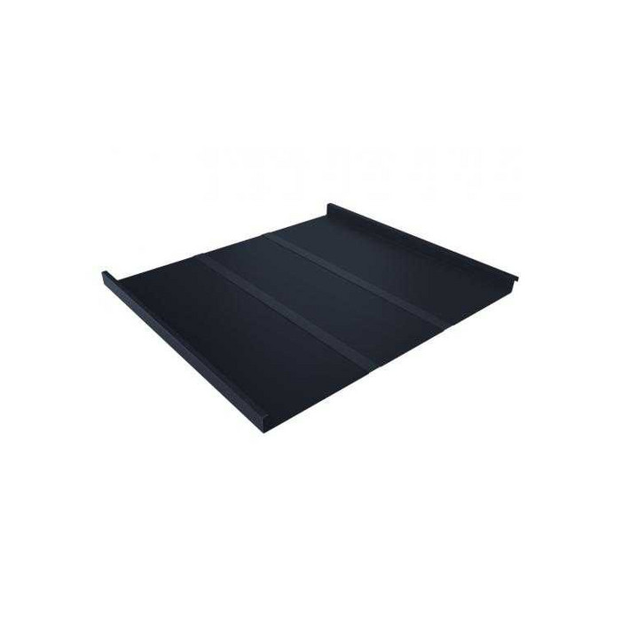 Фальцевая кровля Фальц двойной стоячий Grand Line 0,5 Rooftop Matte RAL 7024 Мокрый - фото №1